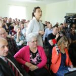 11.05.2016. Spotkanie z mieszkańcami Nowego Korczyna w sprawie budowy obwodnicy / Wojciech Habdas / Radio Kielce