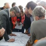 11.05.2016. Spotkanie z mieszkańcami Nowego Korczyna w sprawie budowy obwodnicy / Wojciech Habdas / Radio Kielce