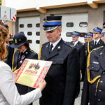 13.5.2016 Kielce. Miejskie Obchody Dnia Strażaka. Wręczenie Dyplomu Komendy Głównej Państwowej Straży Pożarnej. / Wojciech Habdas / Radio Kielce