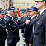 13.5.2016 Kielce. Miejskie Obchody Dnia Strażaka. Wręczenie Medali za Zasługi dla Pożarnictwa. / Wojciech Habdas / Radio Kielce