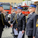 13.5.2016 Kielce. Miejskie Obchody Dnia Strażaka. Wręczenie Medali za Zasługi dla Pożarnictwa. / Wojciech Habdas / Radio Kielce