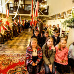 14.5.2016 Św. Katarzyna. Pomnik, poświęcony Polakom zamordowanym przez Niemców podczas II wojny światowej odsłonięto w Świętej Katarzynie. / Wojciech Habdas / Radio Kielce