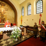 14.5.2016 Św. Katarzyna. Pomnik, poświęcony Polakom zamordowanym przez Niemców podczas II wojny światowej odsłonięto w Świętej Katarzynie. / Wojciech Habdas / Radio Kielce