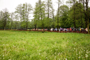 14.5.2016 Św. Katarzyna. Pomnik, poświęcony Polakom zamordowanym przez Niemców podczas II wojny światowej odsłonięto w Świętej Katarzynie. / Wojciech Habdas / Radio Kielce