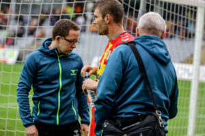 14.5.2016 Kielce. Mecz Korona Kielce - Jagiellonia Białystok. / Wojciech Habdas / Radio Kielce