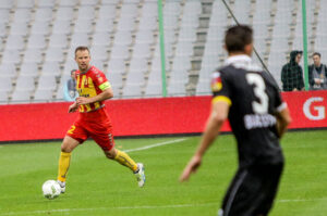 14.5.2016 Kielce. Mecz Korona Kielce - Jagiellonia Białystok. / Wojciech Habdas / Radio Kielce