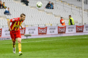 14.5.2016 Kielce. Mecz Korona Kielce - Jagiellonia Białystok. / Wojciech Habdas / Radio Kielce