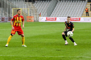 14.5.2016 Kielce. Mecz Korona Kielce - Jagiellonia Białystok. / Wojciech Habdas / Radio Kielce