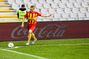 14.5.2016 Kielce. Mecz Korona Kielce - Jagiellonia Białystok. / Wojciech Habdas / Radio Kielce