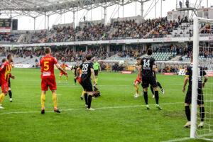 14.5.2016 Kielce. Mecz Korona Kielce - Jagiellonia Białystok. / Wojciech Habdas / Radio Kielce