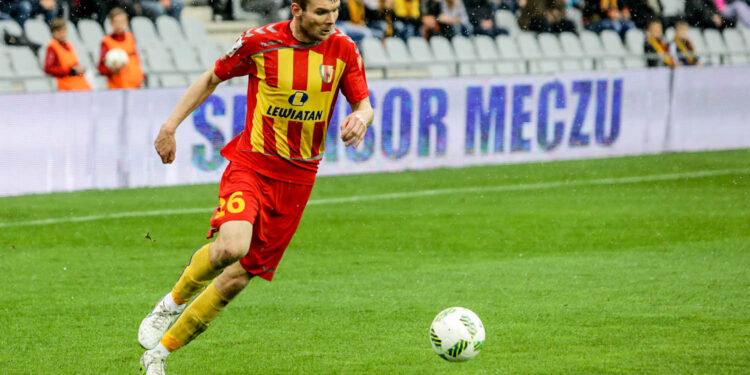 14.5.2016 Kielce. Mecz Korona Kielce - Jagiellonia Białystok. / Wojciech Habdas / Radio Kielce