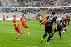 14.5.2016 Kielce. Mecz Korona Kielce - Jagiellonia Białystok. / Wojciech Habdas / Radio Kielce