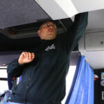 16.5.2016 Kielce. Policja i Inspekcja Transportu Drogowego kontrolują autokary. / Wojciech Habdas / Radio Kielce