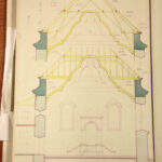 18.5.2016 Kielce. Dokumenty dotyczące ludności żydowskiej w Archiwum Państwowym w Kielcach. Projekt odbudowy synagogi w osadzie Tarłów. / Wojciech Habdas / Radio Kielce