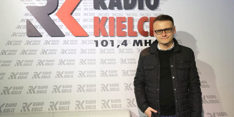 18.5.2016 Kielce. Reżyser filmu "Wyklęty" Konrad Łęcki / Wojciech Habdas / Radio Kielce