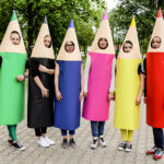 19.5.2016 Kielce. Juwenalia w pełni, studenci przeszli w barwnym korowodzie ulicami Kielc. / Wojciech Habdas / Radio Kielce