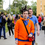 19.5.2016 Kielce. Juwenalia w pełni, studenci przeszli w barwnym korowodzie ulicami Kielc. / Wojciech Habdas / Radio Kielce