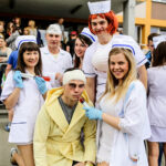 19.5.2016 Kielce. Juwenalia w pełni, studenci przeszli w barwnym korowodzie ulicami Kielc. / Wojciech Habdas / Radio Kielce