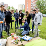 19.5.2016 Kielce. Juwenalia w pełni, studenci przeszli w barwnym korowodzie ulicami Kielc. / Wojciech Habdas / Radio Kielce