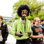 19.5.2016 Kielce. Juwenalia w pełni, studenci przeszli w barwnym korowodzie ulicami Kielc. / Wojciech Habdas / Radio Kielce