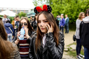 19.5.2016 Kielce. Juwenalia w pełni, studenci przeszli w barwnym korowodzie ulicami Kielc. / Wojciech Habdas / Radio Kielce