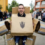 19.5.2016 Kielce. Juwenalia w pełni, studenci przeszli w barwnym korowodzie ulicami Kielc. / Wojciech Habdas / Radio Kielce