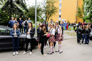 19.5.2016 Kielce. Juwenalia w pełni, studenci przeszli w barwnym korowodzie ulicami Kielc. / Wojciech Habdas / Radio Kielce