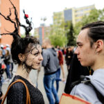 19.5.2016 Kielce. Juwenalia w pełni, studenci przeszli w barwnym korowodzie ulicami Kielc. / Wojciech Habdas / Radio Kielce