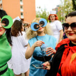 19.5.2016 Kielce. Juwenalia w pełni, studenci przeszli w barwnym korowodzie ulicami Kielc. / Wojciech Habdas / Radio Kielce