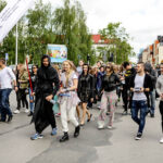 19.5.2016 Kielce. Juwenalia w pełni, studenci przeszli w barwnym korowodzie ulicami Kielc. / Wojciech Habdas / Radio Kielce