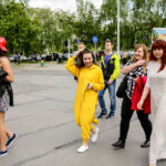 19.5.2016 Kielce. Juwenalia w pełni, studenci przeszli w barwnym korowodzie ulicami Kielc. / Wojciech Habdas / Radio Kielce