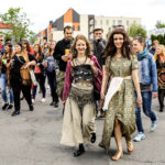 19.5.2016 Kielce. Juwenalia w pełni, studenci przeszli w barwnym korowodzie ulicami Kielc. / Wojciech Habdas / Radio Kielce