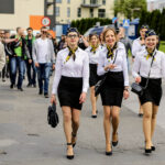 19.5.2016 Kielce. Juwenalia w pełni, studenci przeszli w barwnym korowodzie ulicami Kielc. / Wojciech Habdas / Radio Kielce