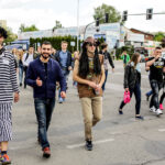 19.5.2016 Kielce. Juwenalia w pełni, studenci przeszli w barwnym korowodzie ulicami Kielc. / Wojciech Habdas / Radio Kielce