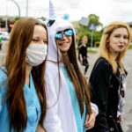 19.5.2016 Kielce. Juwenalia w pełni, studenci przeszli w barwnym korowodzie ulicami Kielc. / Wojciech Habdas / Radio Kielce