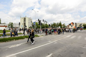 19.5.2016 Kielce. Juwenalia w pełni, studenci przeszli w barwnym korowodzie ulicami Kielc. / Wojciech Habdas / Radio Kielce