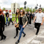 19.5.2016 Kielce. Juwenalia w pełni, studenci przeszli w barwnym korowodzie ulicami Kielc. / Wojciech Habdas / Radio Kielce