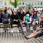 19.5.2016 Kielce. Juwenalia w pełni, studenci przeszli w barwnym korowodzie ulicami Kielc. / Wojciech Habdas / Radio Kielce