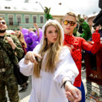 19.5.2016 Kielce. Juwenalia w pełni, studenci przeszli w barwnym korowodzie ulicami Kielc. / Wojciech Habdas / Radio Kielce