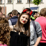 19.5.2016 Kielce. Juwenalia w pełni, studenci przeszli w barwnym korowodzie ulicami Kielc. / Wojciech Habdas / Radio Kielce