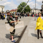 19.5.2016 Kielce. Juwenalia w pełni, studenci przeszli w barwnym korowodzie ulicami Kielc. / Wojciech Habdas / Radio Kielce