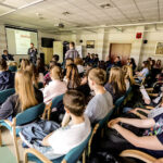 20.5.2016 Kielce. Debata pt. Rozwijamy skrzydła Polski lokalnej w Wojewódzkiej Bibliotece Publicznej. / Wojciech Habdas / Radio Kielce