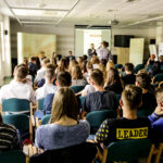 20.5.2016 Kielce. Debata pt. Rozwijamy skrzydła Polski lokalnej w Wojewódzkiej Bibliotece Publicznej. / Wojciech Habdas / Radio Kielce