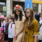 20.05.2016. Przemarsz uczniów szkół noszących imię Henryka Sienkiewicza / Wojciech Habdas / Radio Kielce