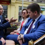 20.05.2016. Przemarsz uczniów szkół noszących imię Henryka Sienkiewicza / Wojciech Habdas / Radio Kielce