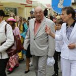 20.05.2016. Przemarsz uczniów szkół noszących imię Henryka Sienkiewicza / Wojciech Habdas / Radio Kielce