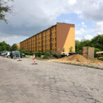 25.5.2016 Kielce. Interwencja Radia Kielce i TVP3 przy ul. Szkolnej. Mieszkańcy narzekają na uciążliwy remont. / Wojciech Habdas / Radio Kielce