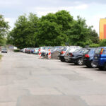 25.5.2016 Kielce. Interwencja Radia Kielce i TVP3 przy ul. Szkolnej. Mieszkańcy narzekają na uciążliwy remont. / Wojciech Habdas / Radio Kielce