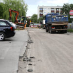 25.5.2016 Kielce. Interwencja Radia Kielce i TVP3 przy ul. Szkolnej. Mieszkańcy narzekają na uciążliwy remont. / Wojciech Habdas / Radio Kielce