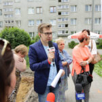 25.5.2016 Kielce. Interwencja Radia Kielce i TVP3 przy ul. Szkolnej. Mieszkańcy narzekają na uciążliwy remont. / Wojciech Habdas / Radio Kielce